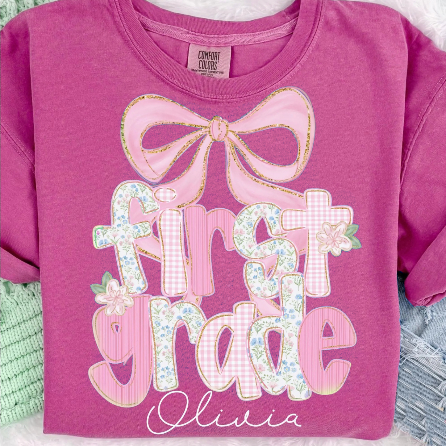 Custom Back to School T-Shirt - First Grade