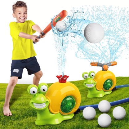 Kids Outdoor Water Play Set – Multi-Activity Sprinkler, Flying Disc & Baseball Game Kit