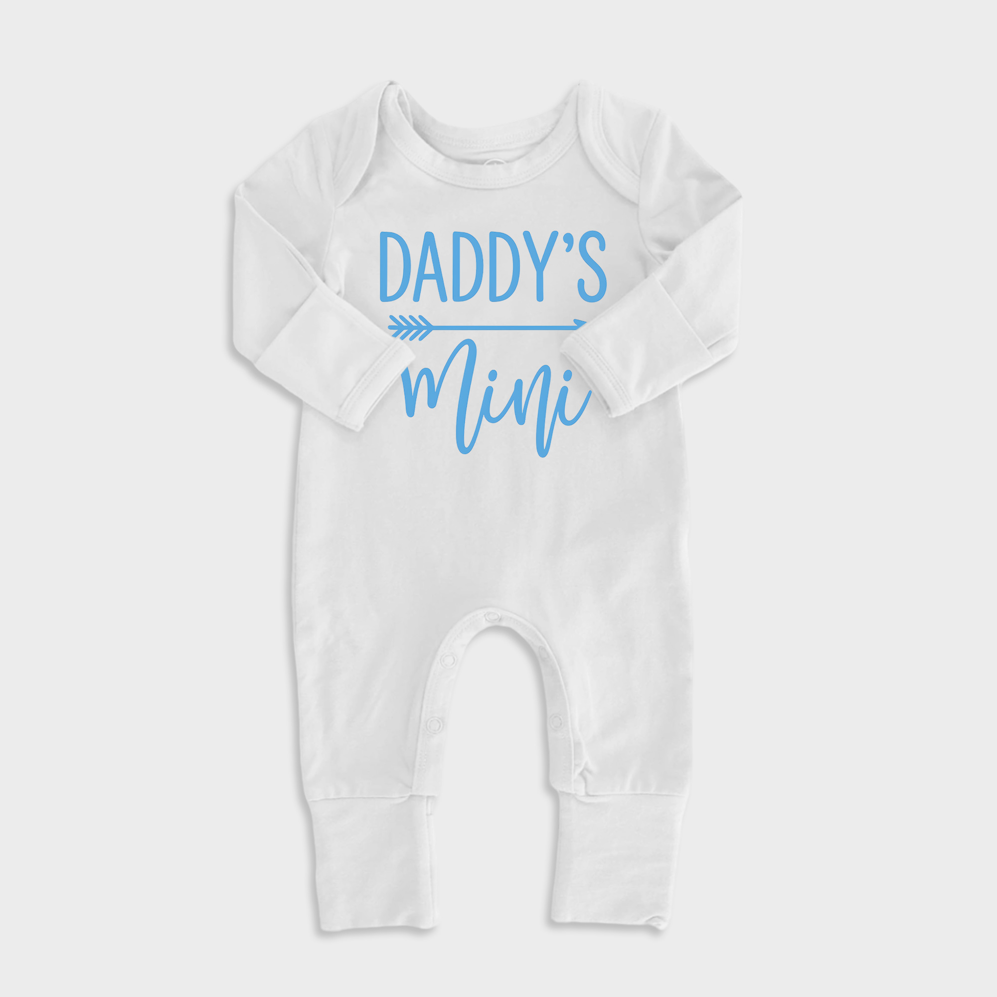 Daddys Mini Baby Full Length Snap Rompers