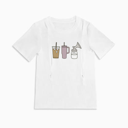Mom Breastfeeding Nursing T-Shirt - CUP