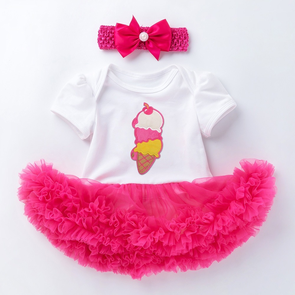 3pcs Baby Girl Tutu Dresses Set
