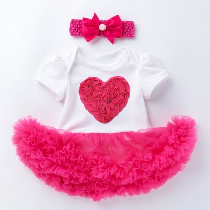 3pcs Baby Girl Tutu Dresses Set