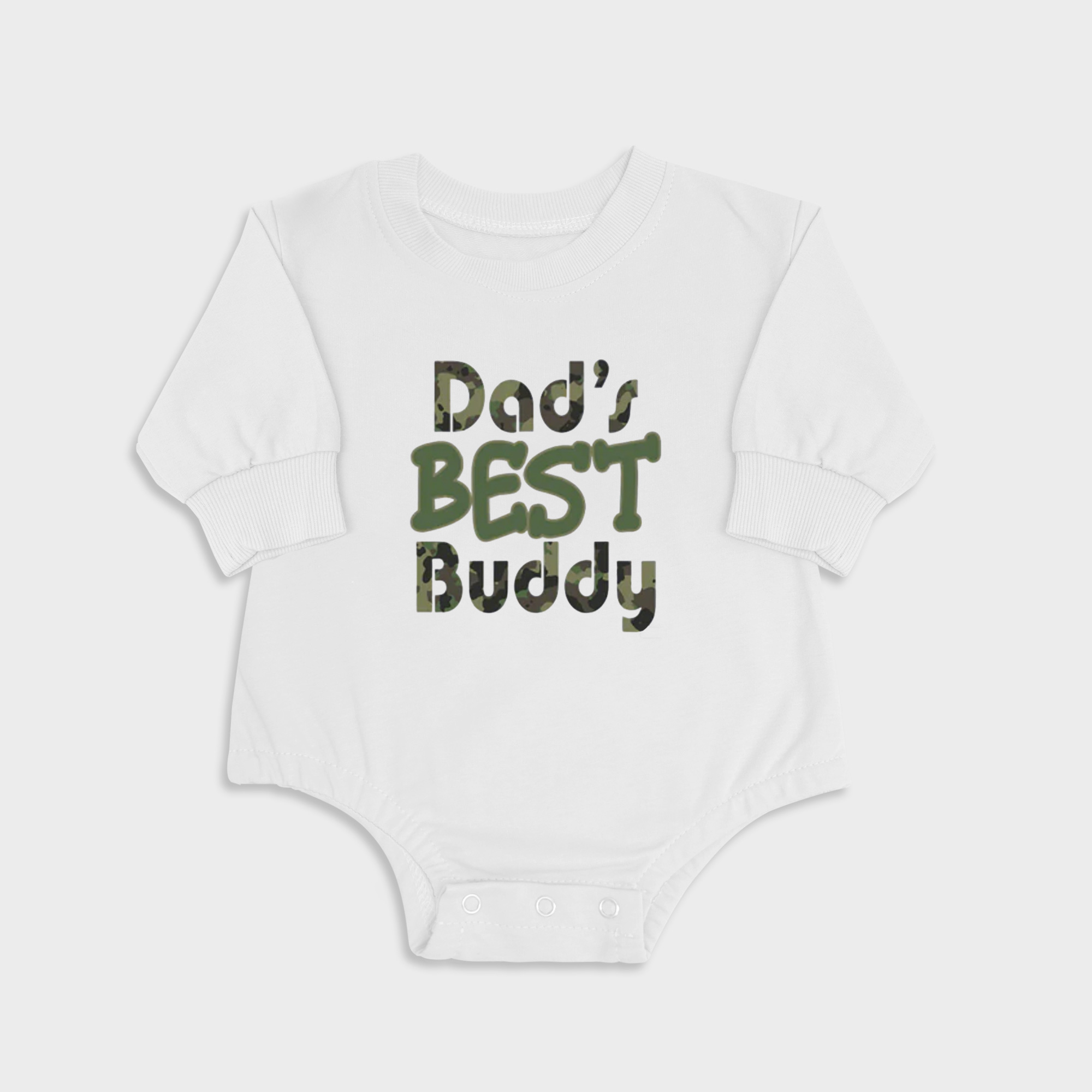 Dad's BEST Buddy - Long Sleeve Newborn & Baby bodysuits