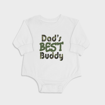 Dad's BEST Buddy - Long Sleeve Newborn & Baby bodysuits
