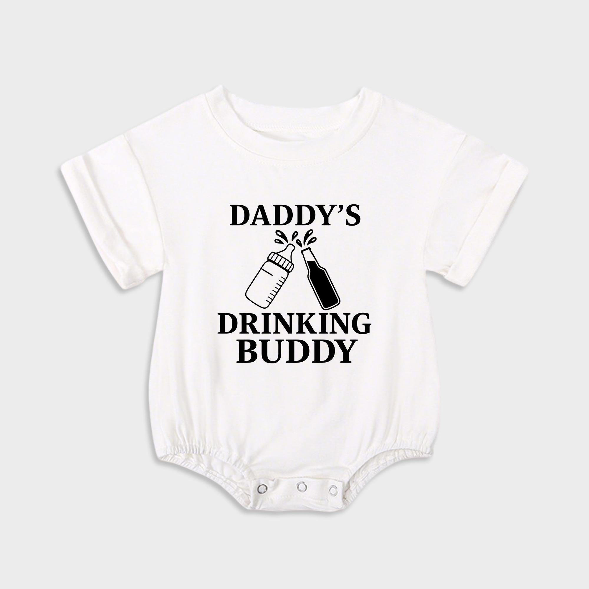 Daddy's Drinking Buddy Baby Onesie