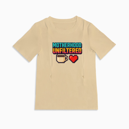 Easy Access Nursing Tee | Motherhood Unfiltered | Soft Cotton