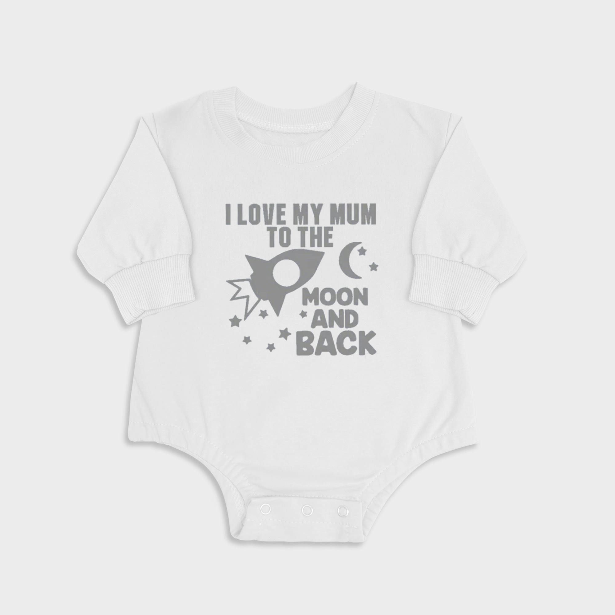To The Moon And Back - Long Sleeve Newborn & Baby bodysuits