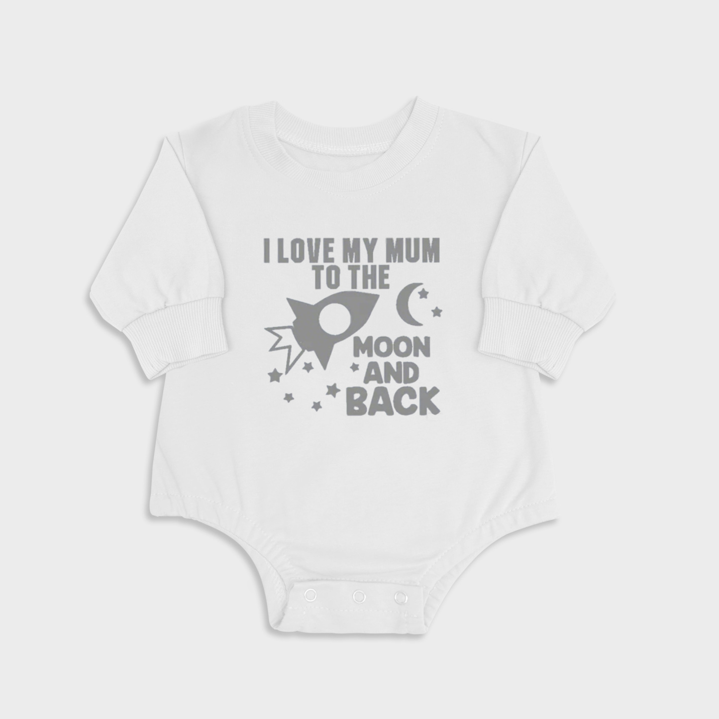 To The Moon And Back - Long Sleeve Newborn & Baby bodysuits