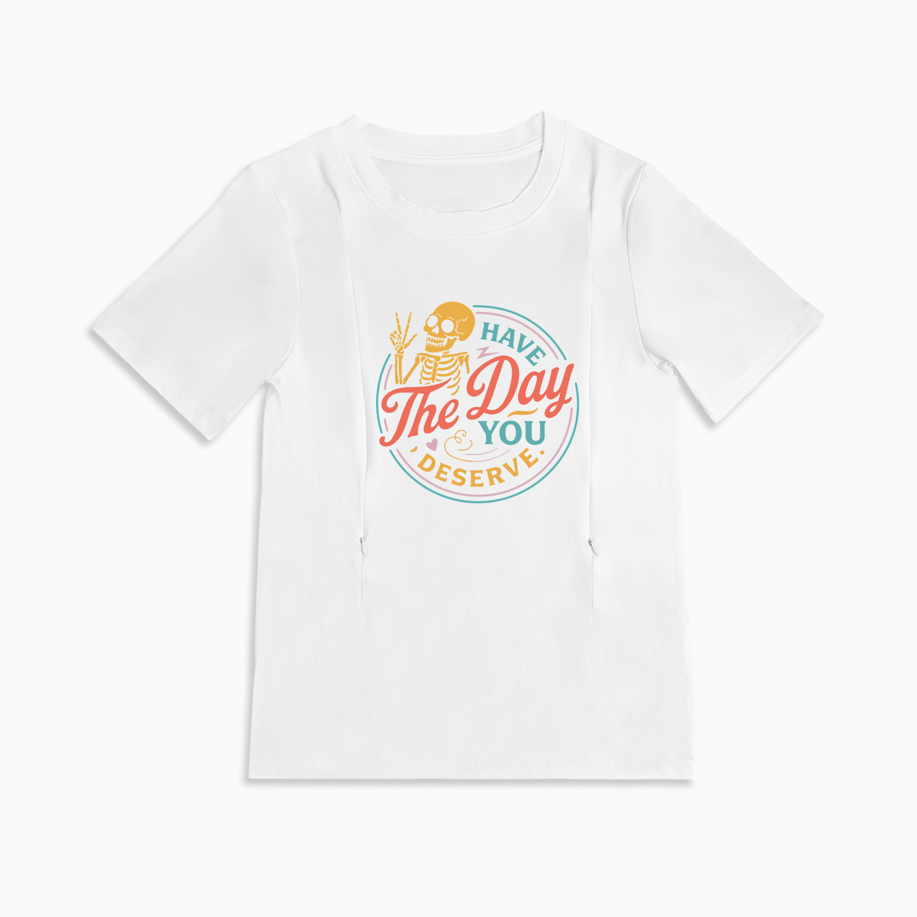 Mom Breastfeeding Nursing T-Shirt - Have The Day You