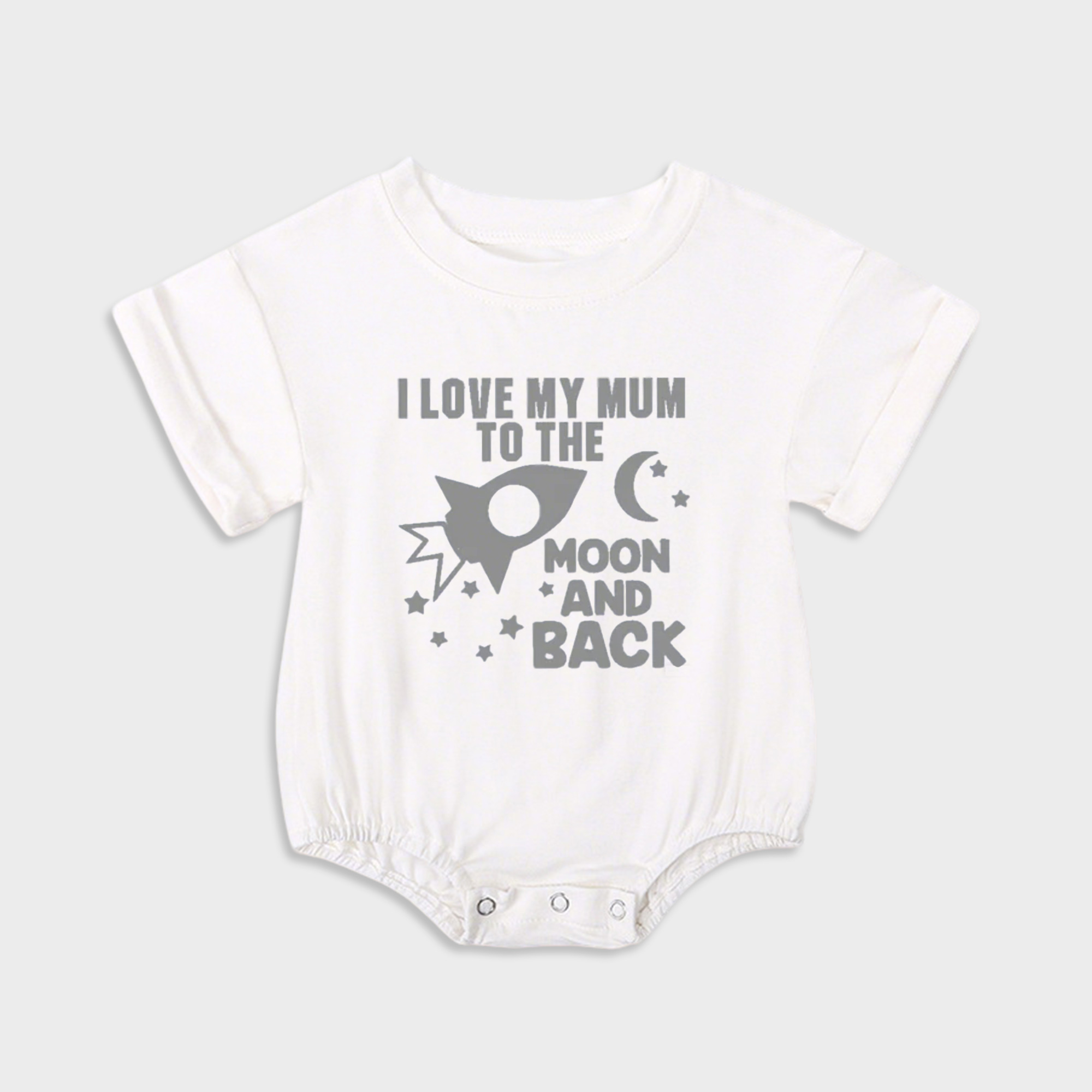 To The Moon And Back Baby Onesie