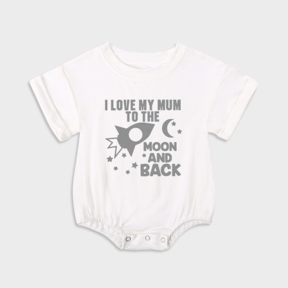 To The Moon And Back Baby Onesie