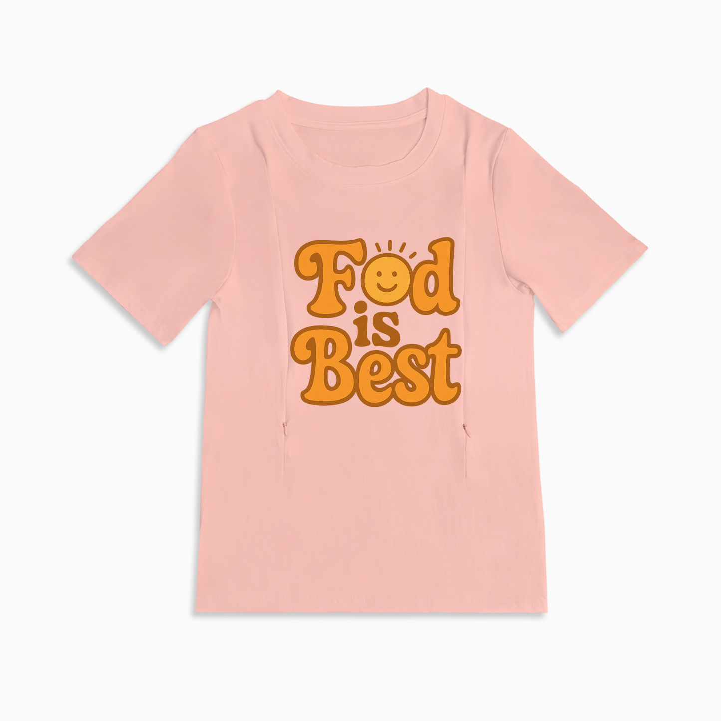 New Mom Gift: Fed Is Best Nursing Tee | Soft Cotton | Totkeeps