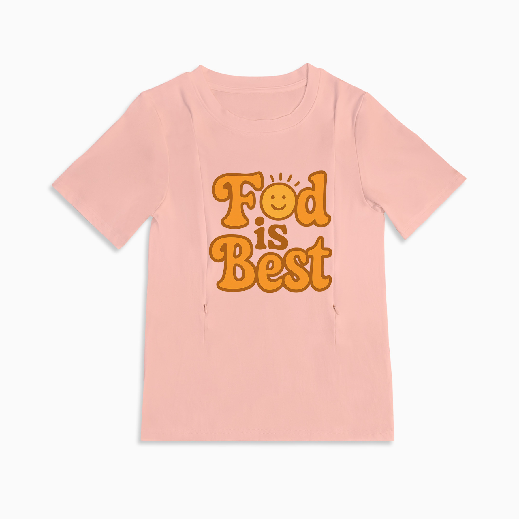 New Mom Gift: Fed Is Best Nursing Tee | Soft Cotton | Totkeeps