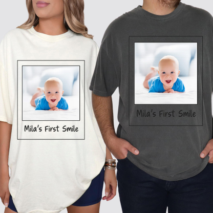 Family Matching Custom Baby Smile Photo