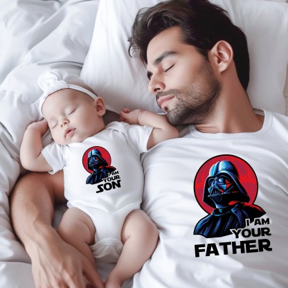 Fathers Day Family Matching T Shirt I Am Your Father And I Am Your Son