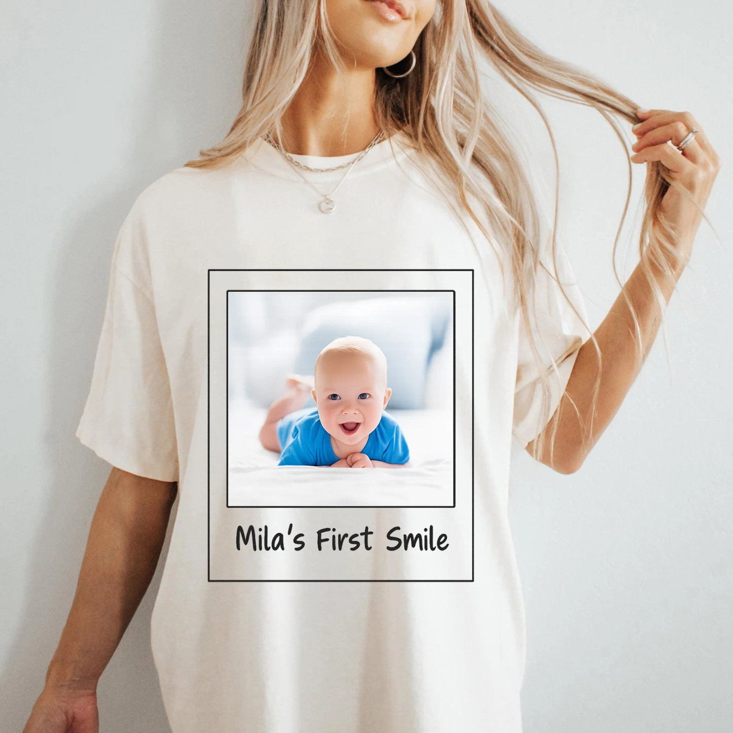 Family Matching Custom Baby Smile Photo