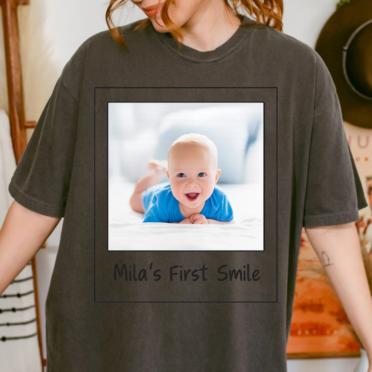Family Matching Custom Baby Smile Photo