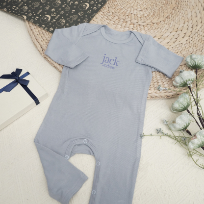Personalized Full Length Snap Rompers