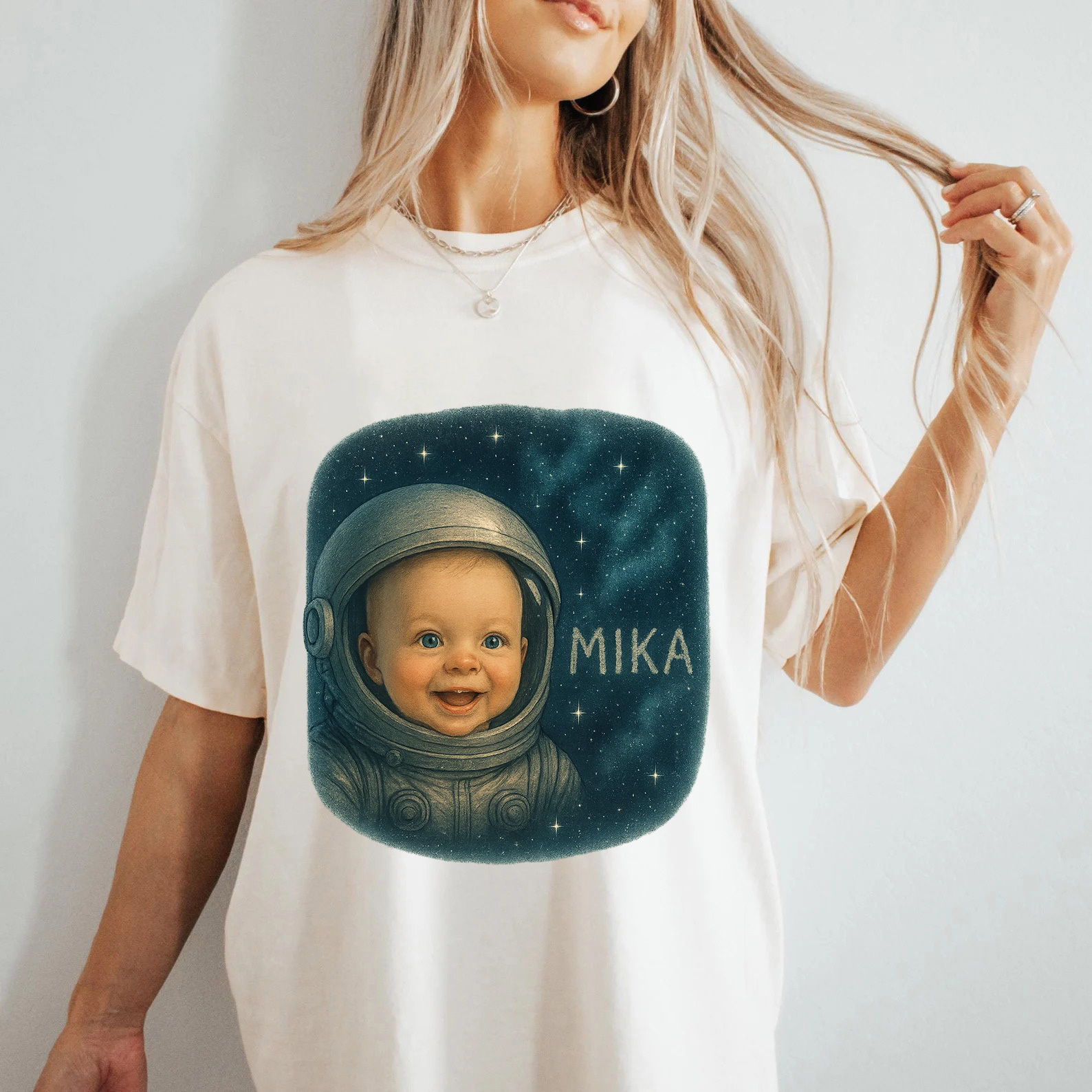 Family Matching Custom Astronaut T-Shirt