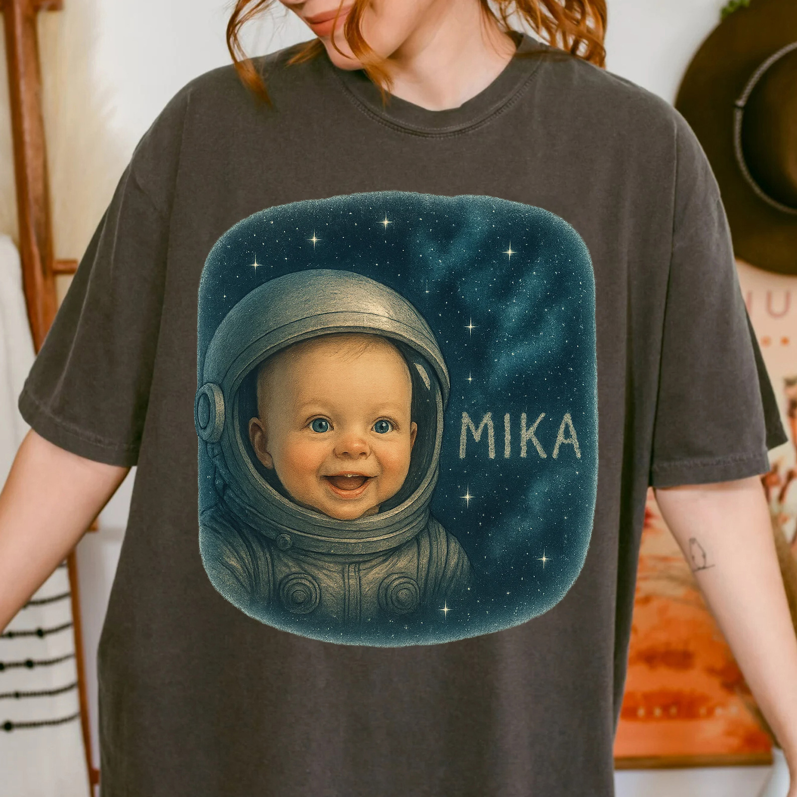 Family Matching Custom Astronaut T-Shirt