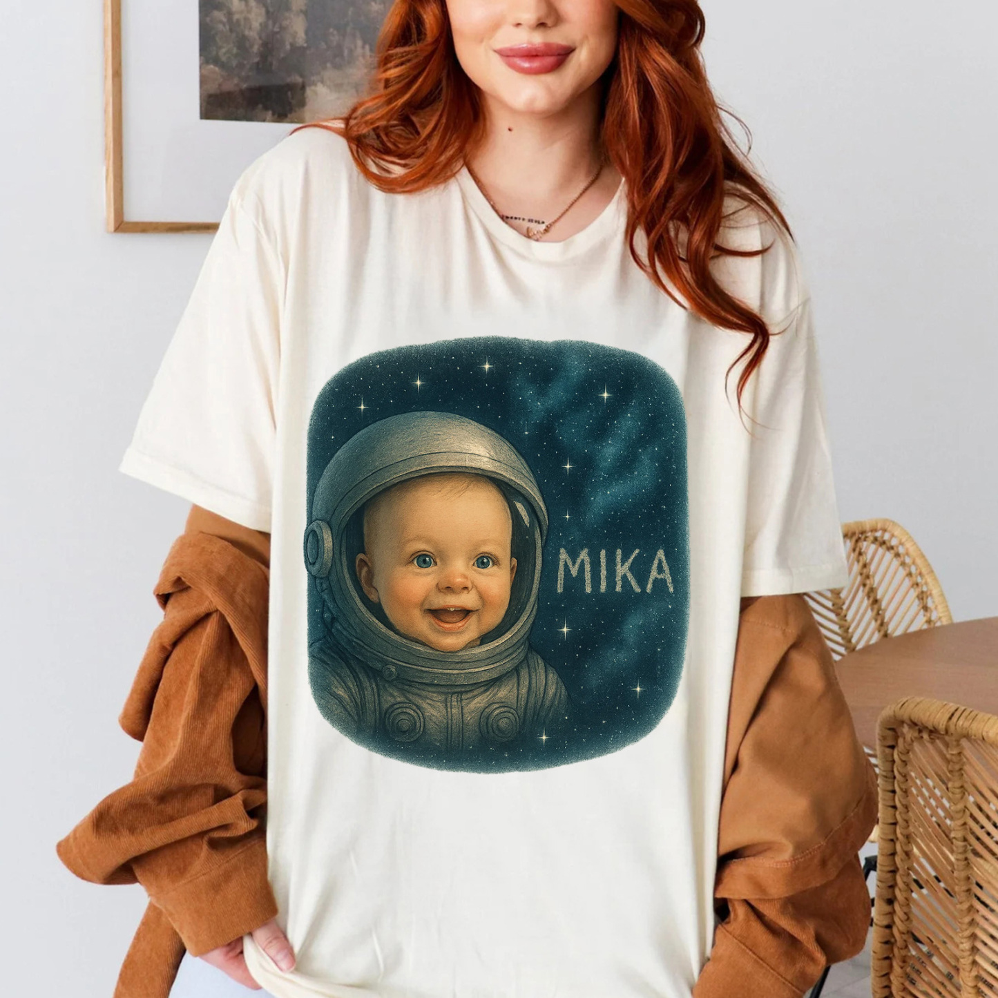 Family Matching Custom Astronaut T-Shirt