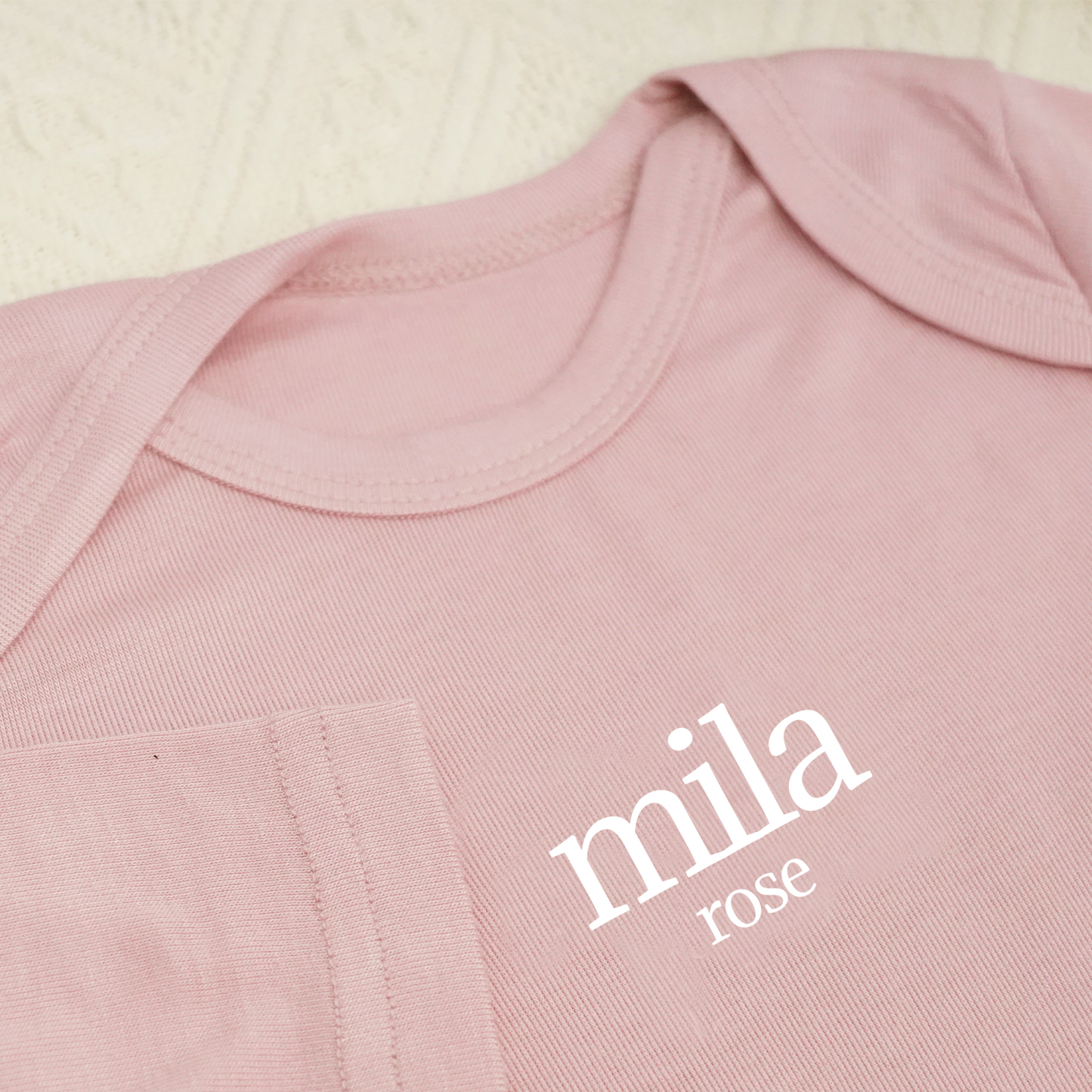 Personalized Full Length Snap Rompers