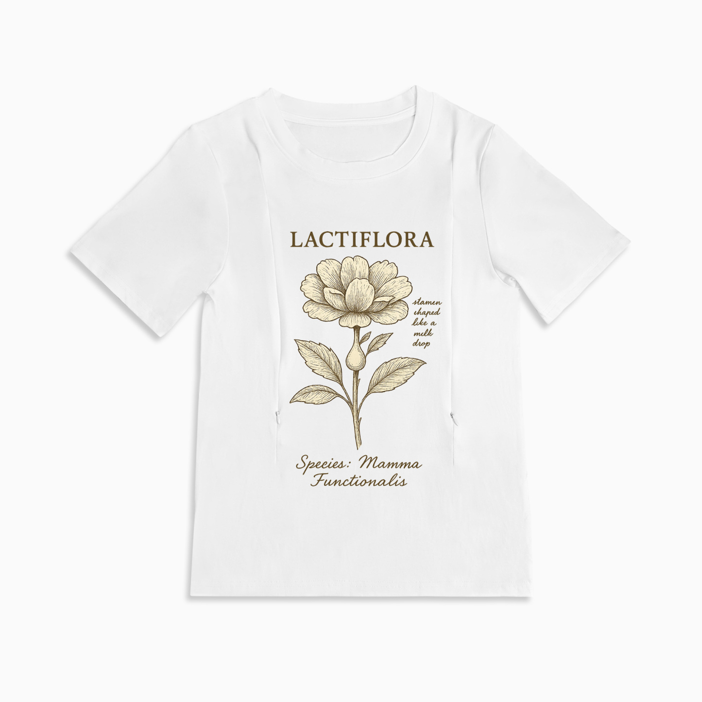 Sassy Nursing T-Shirt | Easy Side Zipper | "Yes They're Functional"