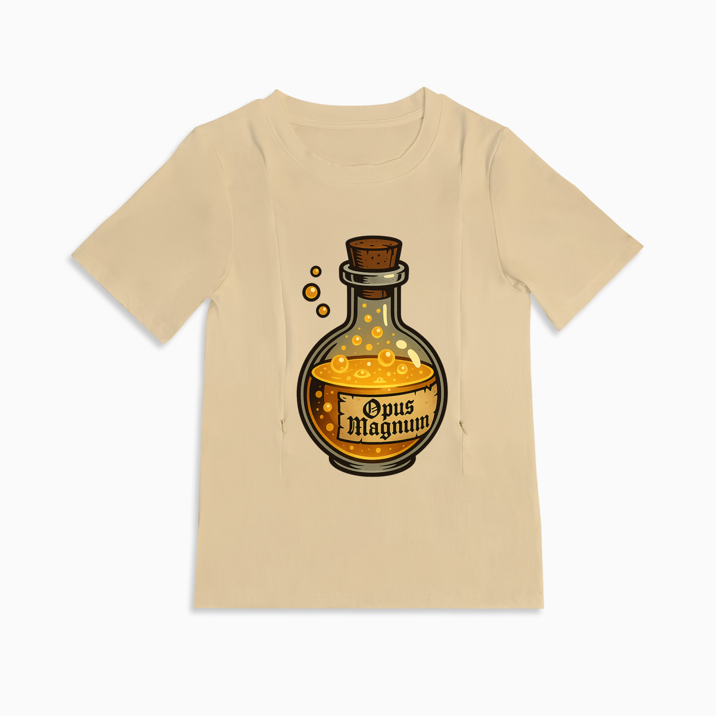 Liquid Gold Inside Tee | The Perfect Funny Zippered Nursing Shirt for Moms