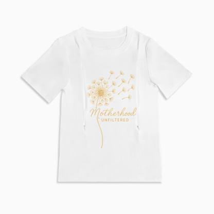 Relatable Mom T-Shirt with Nursing Zippers | Motherhood Unfiltered