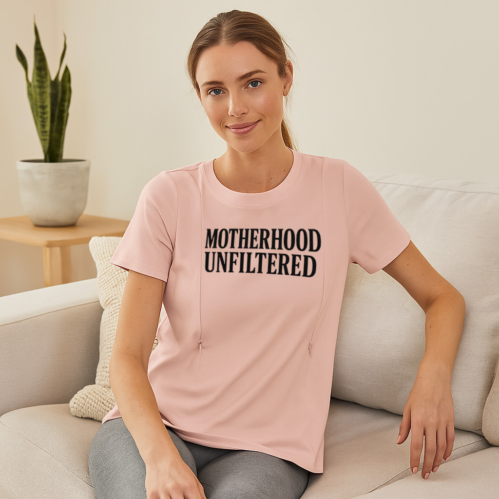 totkeeps Funny Nursing Top | Side Zip Motherhood Unfilt | brand