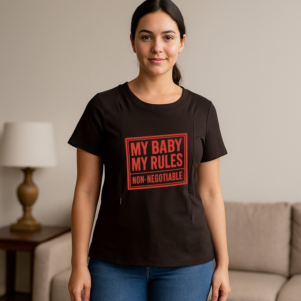 Totkeeps "My Baby My Rules" Breastfeeding Shirt | Discr | brand