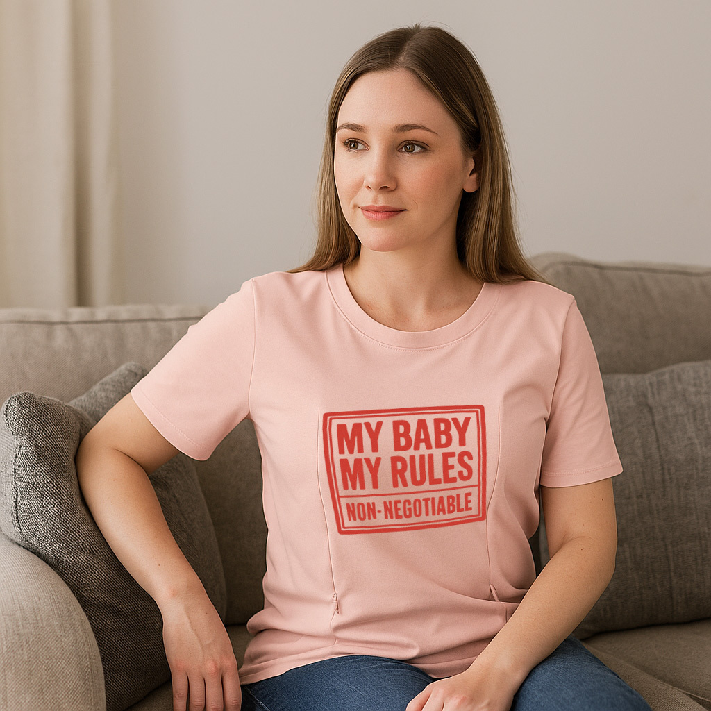 Totkeeps "My Baby My Rules" Breastfeeding Shirt | Discr | brand
