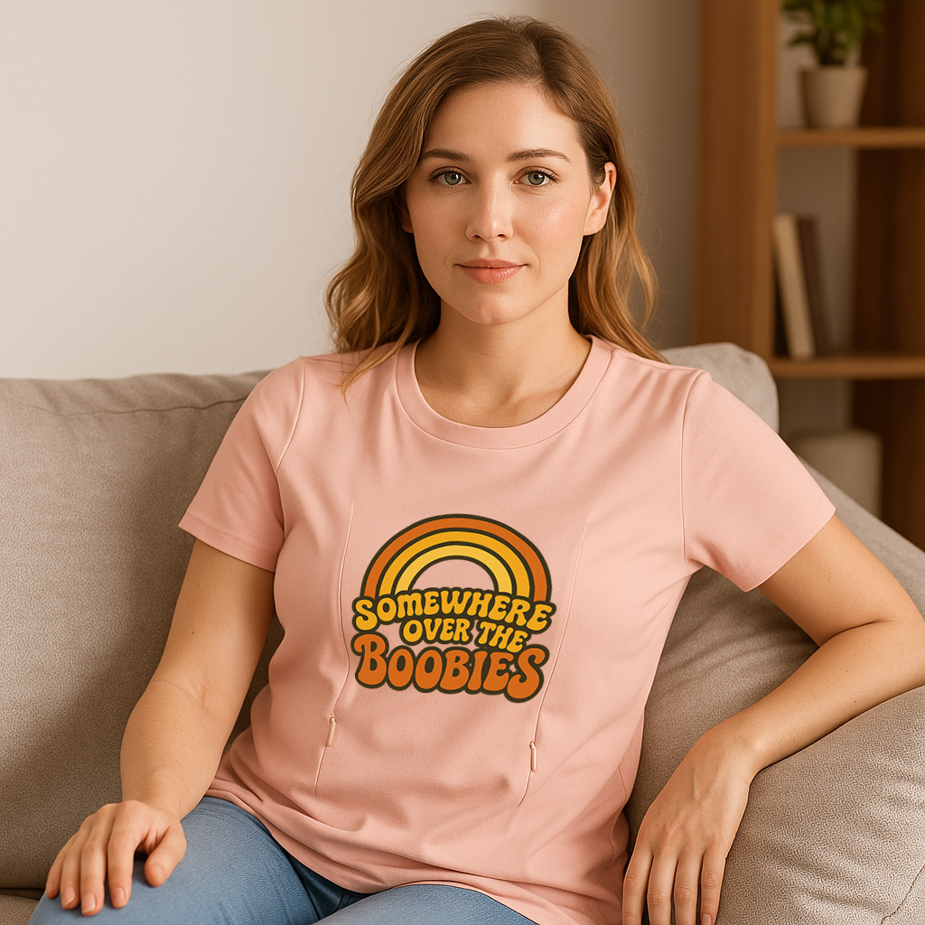 Totkeeps "Somewhere Over the Boobies" Breastfeeding Shi | brand