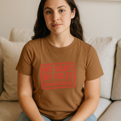 Totkeeps "My Baby My Rules" Breastfeeding Shirt | Discr | brand