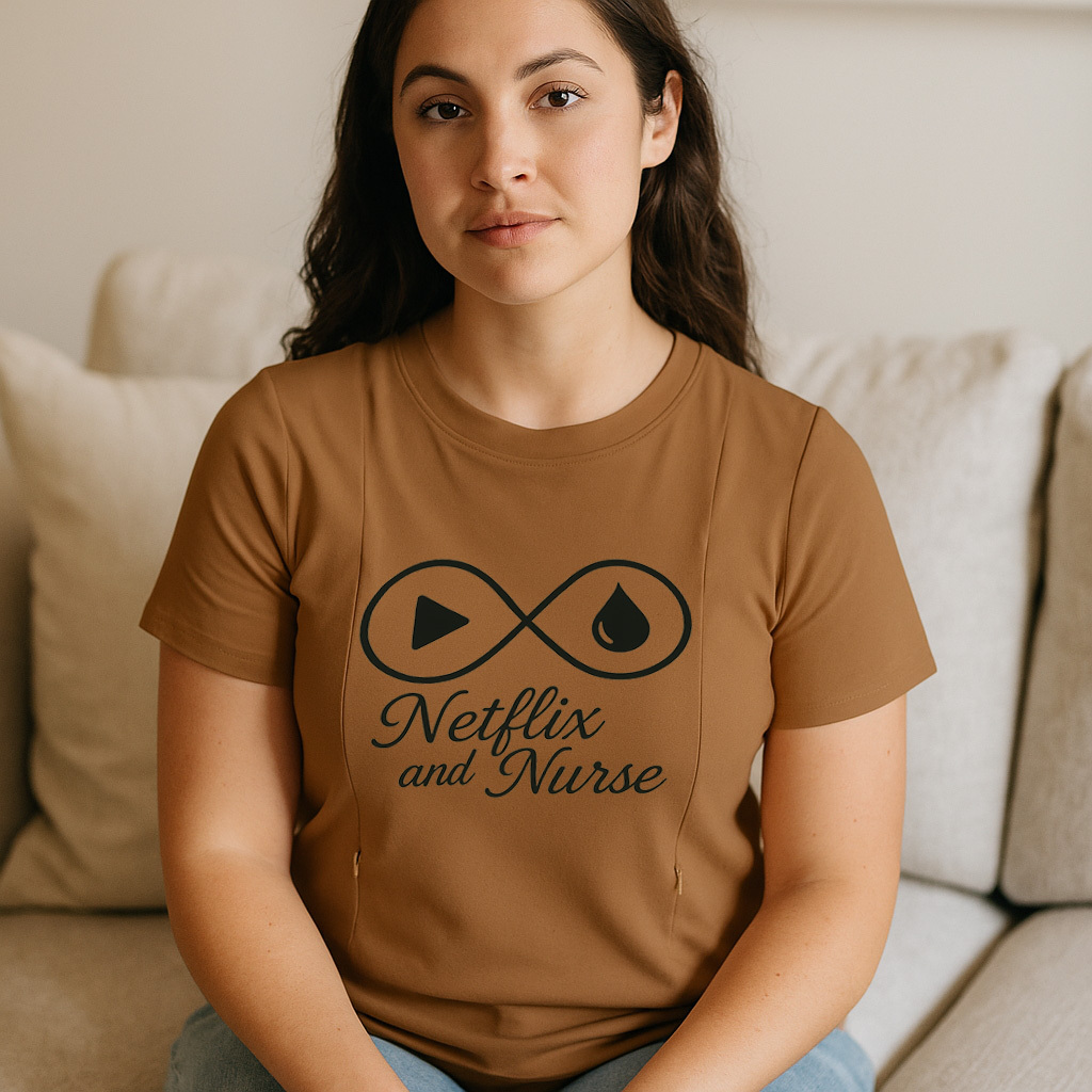 Totkeeps Netflix & Nurse Top | Cotton T-Shirt for Breas | brand