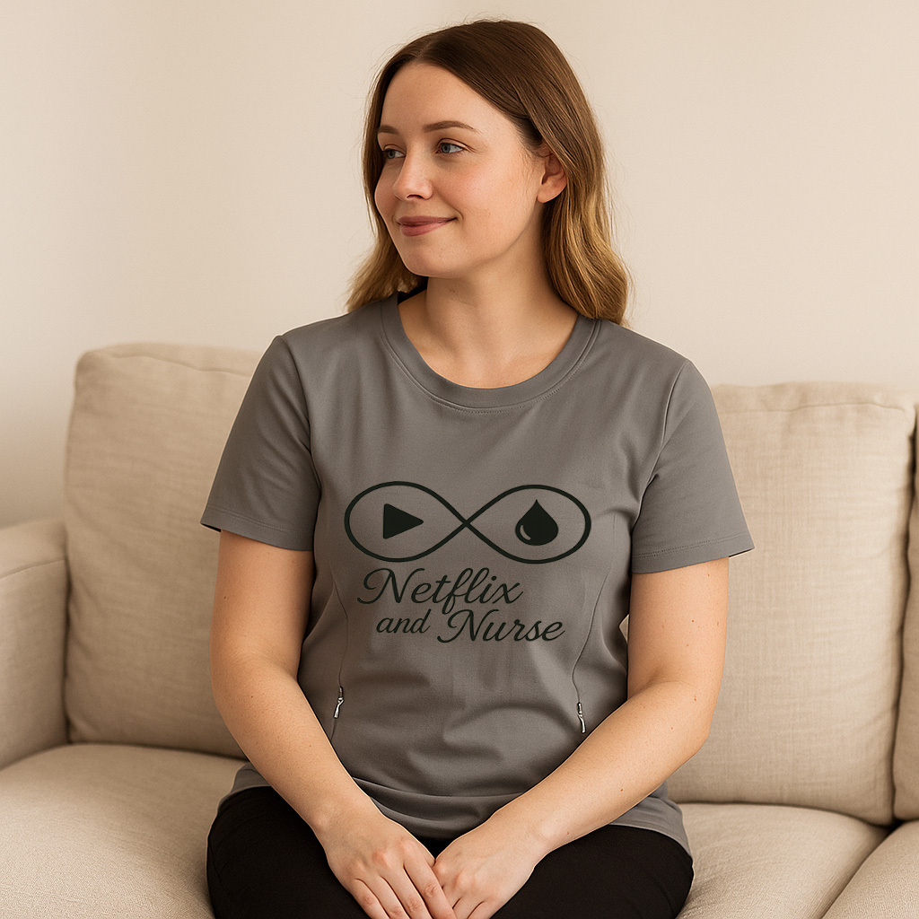 Totkeeps Netflix & Nurse Top | Cotton T-Shirt for Breas | brand