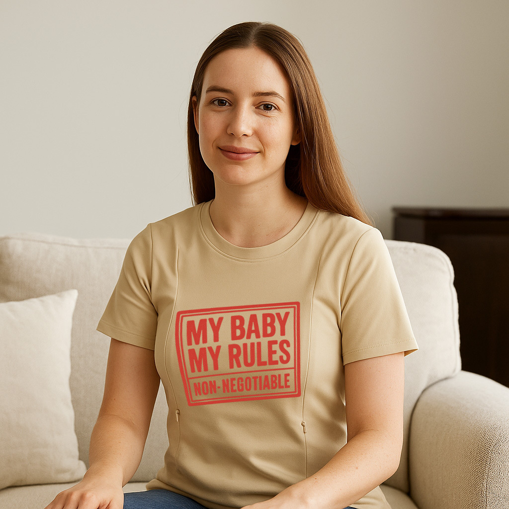 Totkeeps "My Baby My Rules" Breastfeeding Shirt | Discr | brand