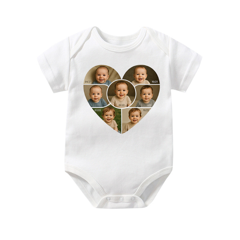 Baby Growth Journey, Custom Baby Rompers
