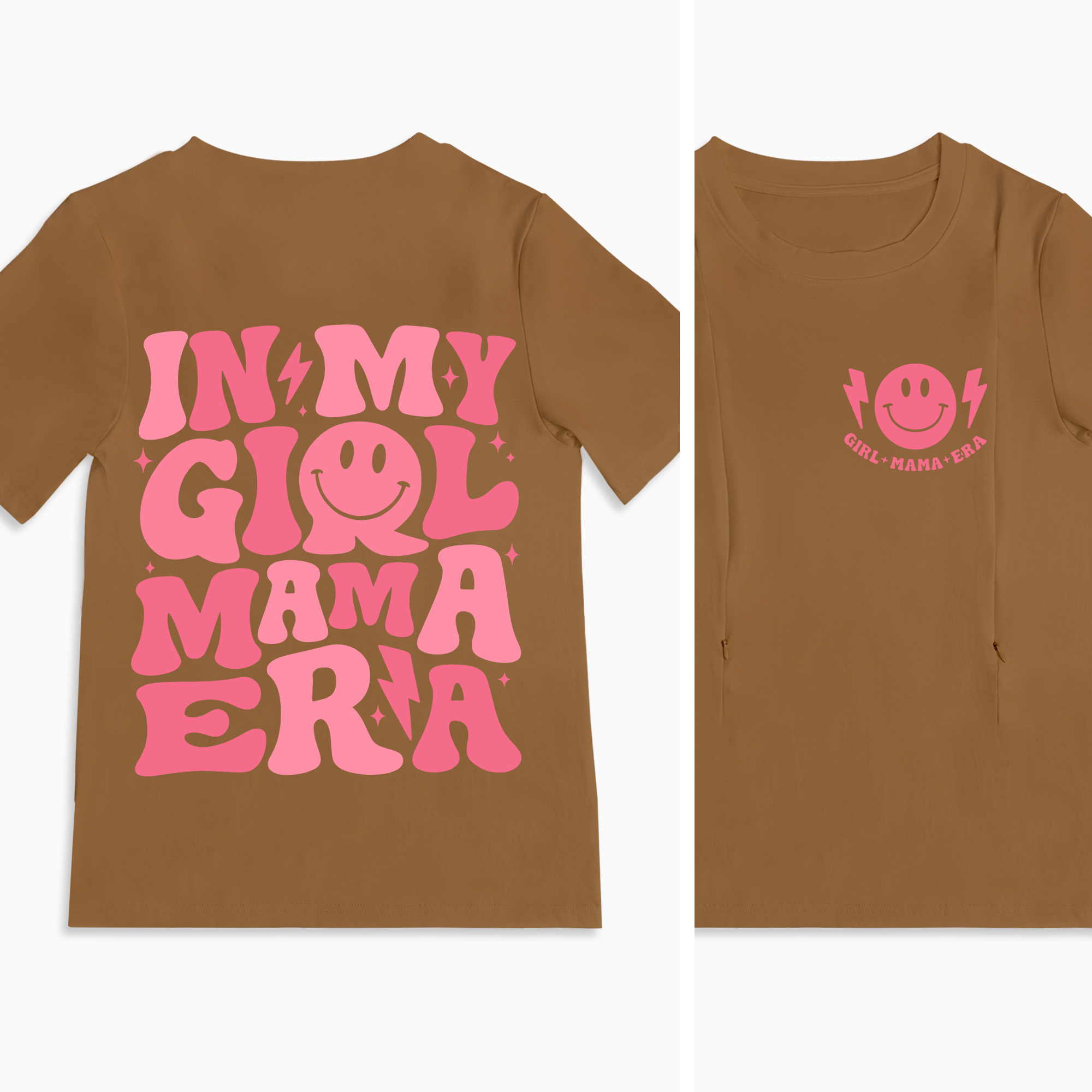 Mom Breastfeeding Nursing T-Shirt - GIRL.MAMA.ERA