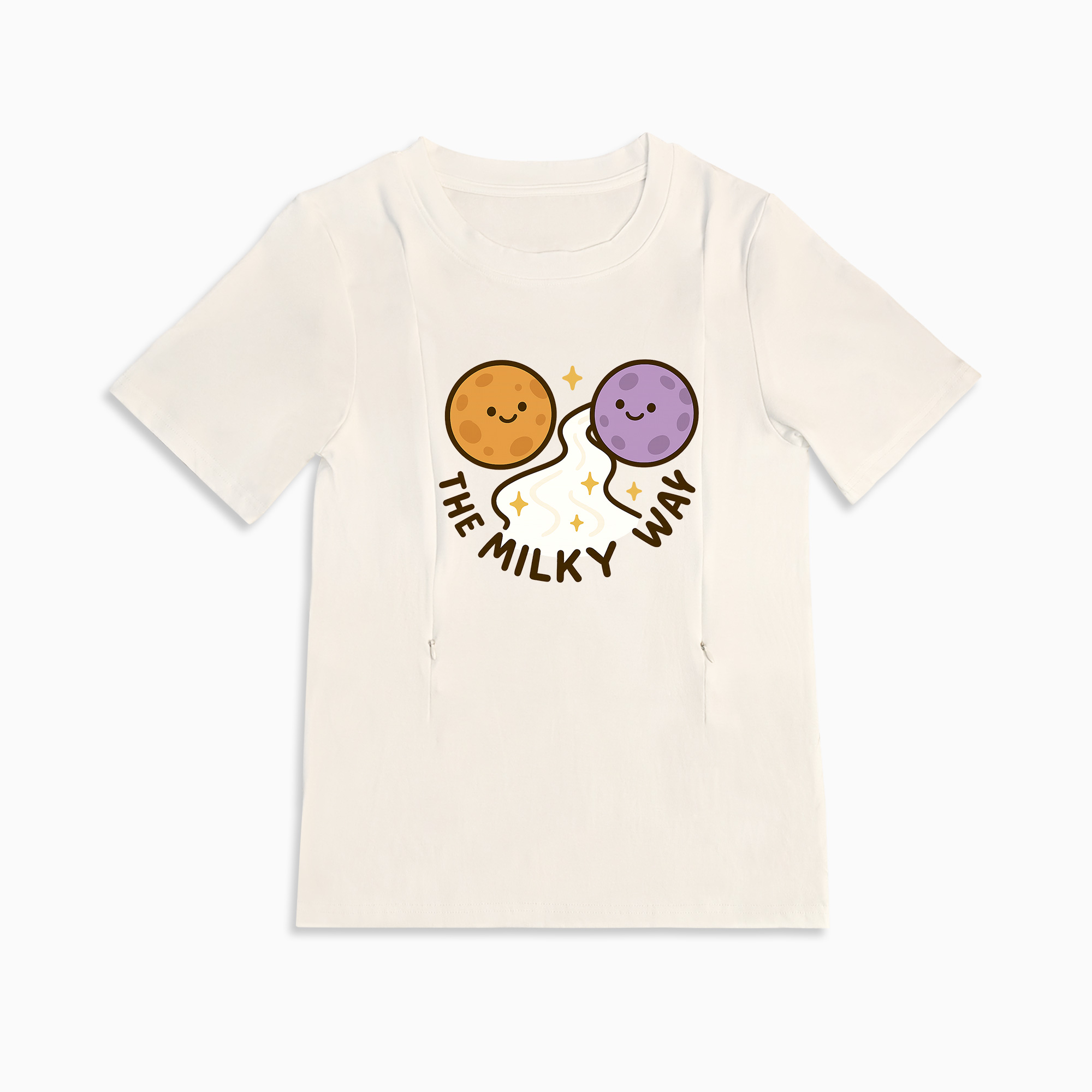 Totkeeps "The Milky Way" Breastfeeding Shirt | Discreet Side Zippers