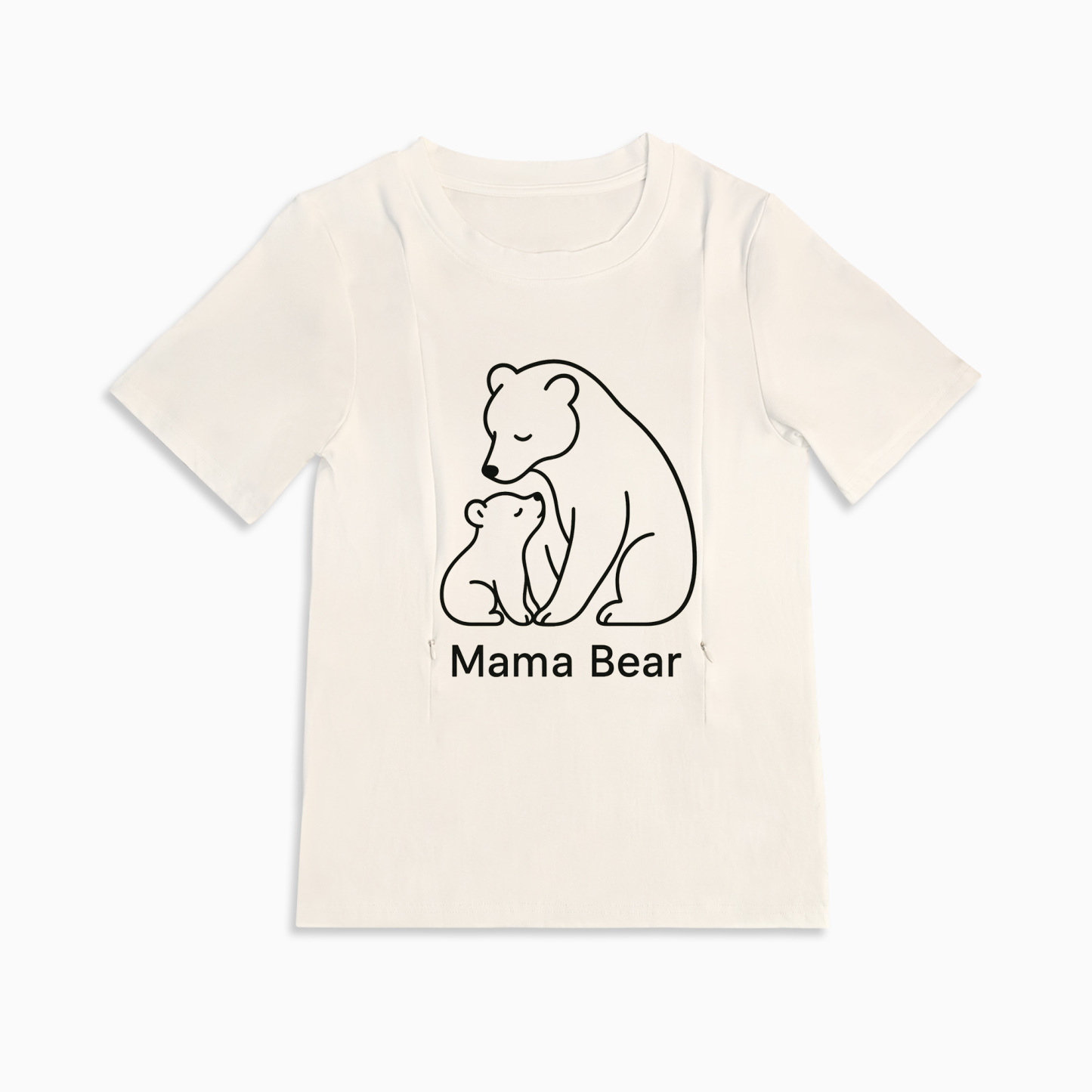 Mama Bear Breastfeeding Tee | Cute Graphic Top with Hid | brand