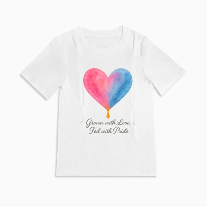 Totkeeps "Fed with Pride" Nursing Shirt | Soft Cotton & Discreet Zips