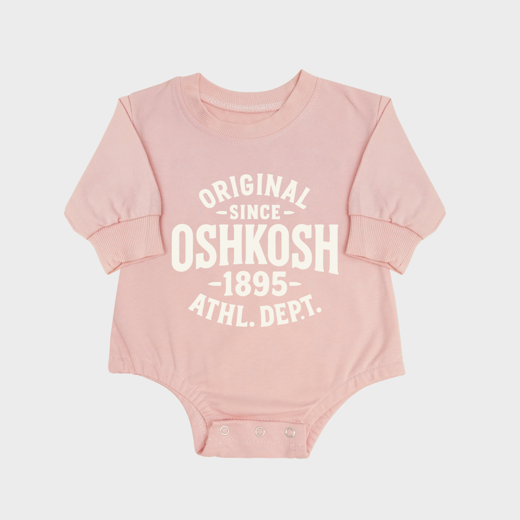 Jersey OshKosh Long-sleeved Triangle Onesies