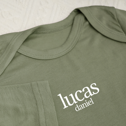 Personalized Full Length Snap Rompers