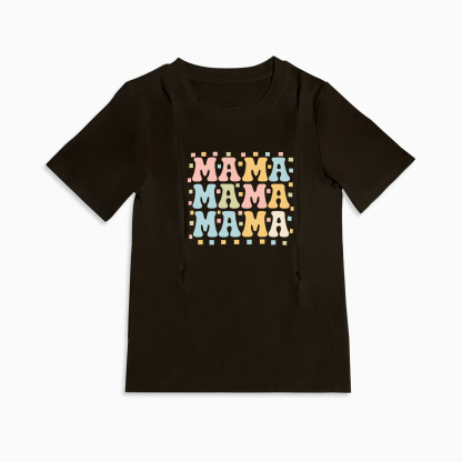 Mom Breastfeeding Nursing T-Shirt - Mama Relaxed