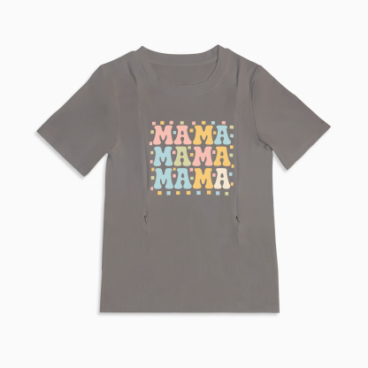 Mom Breastfeeding Nursing T-Shirt - Mama Relaxed