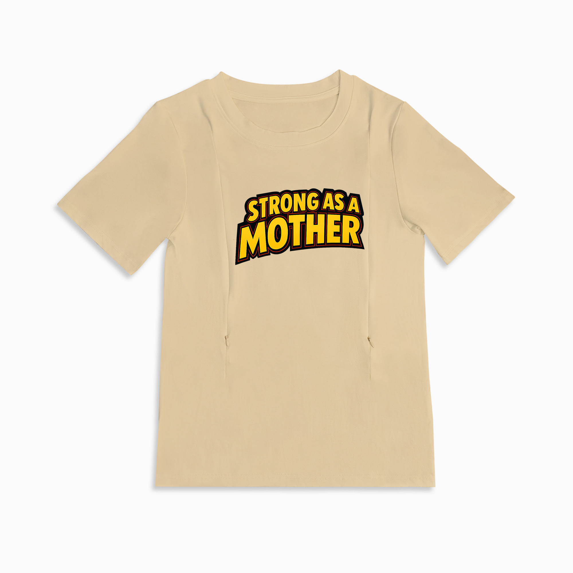 The Original Strong as a Mother Nursing Shirt | totkeeps | Side Zip