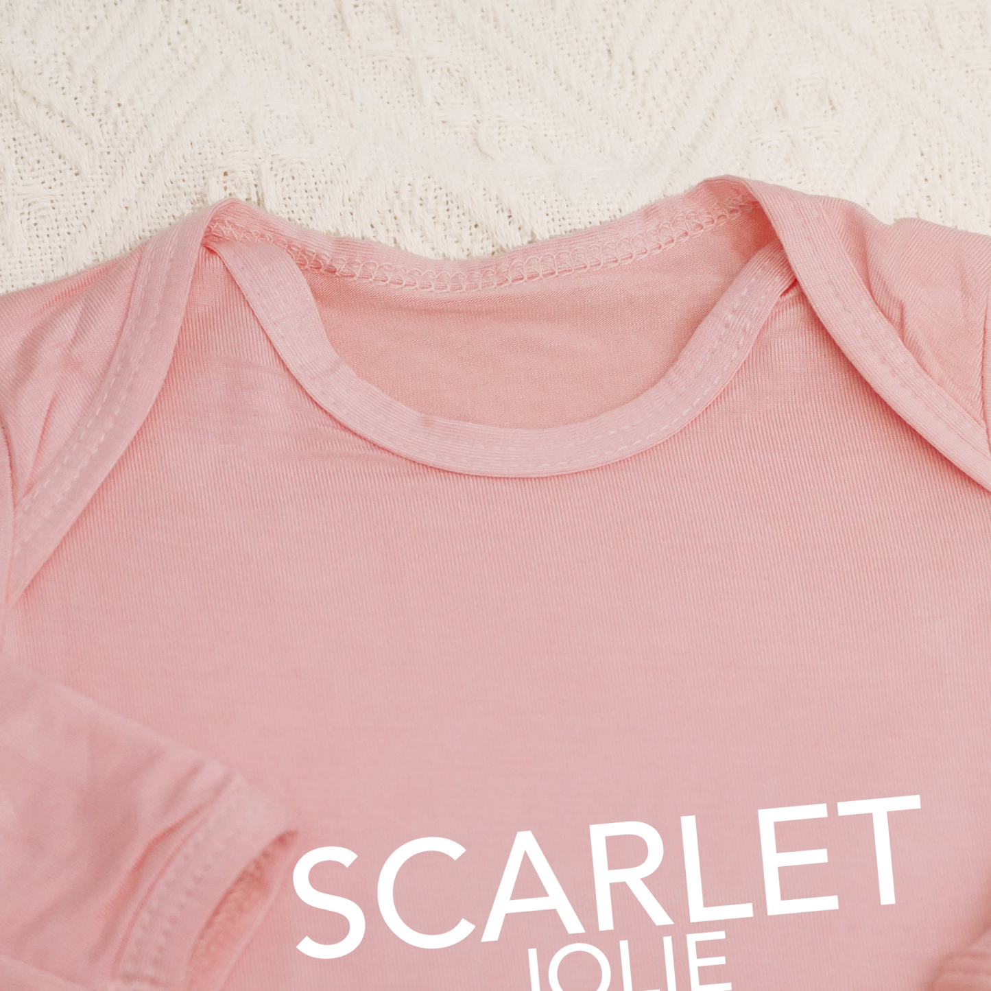 Personalized Modal Newborn Baby Knot Gown 