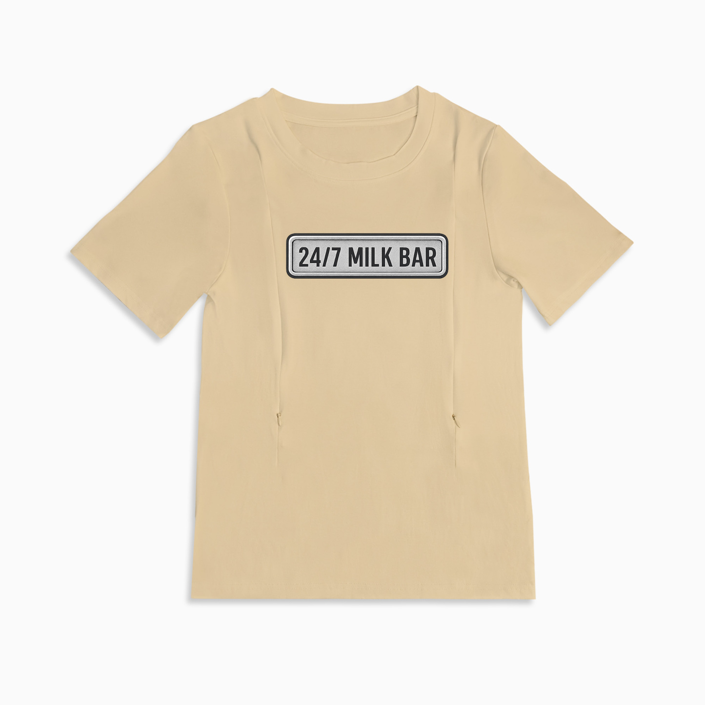 totkeeps Zipper Nursing Top | 24/7 Milk Bar | Comfy Breastfeeding