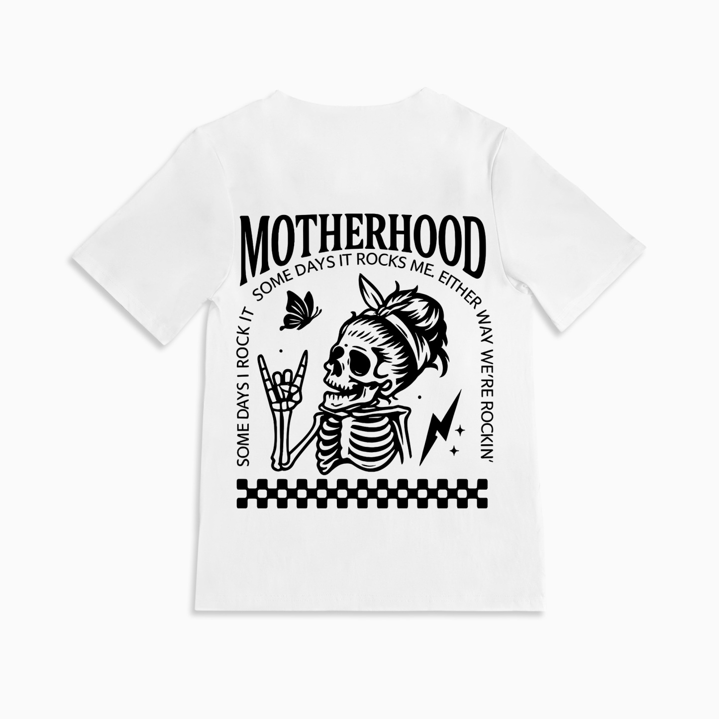 Mom Breastfeeding Nursing T-Shirt - Motherhood Sometimes I Rock It Sometimes It Rocks Me